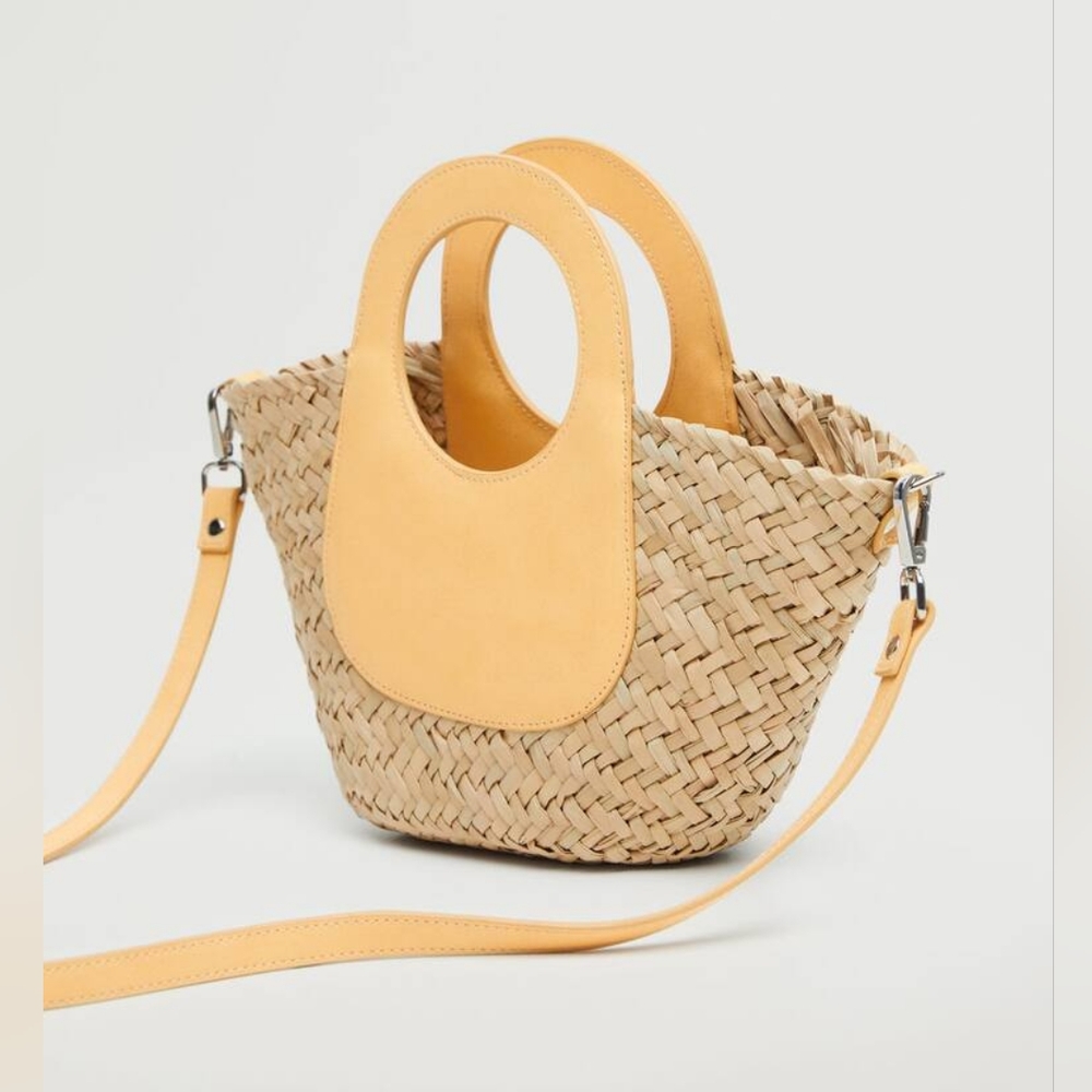 MANGO Straw mini bag - Picture 6 of 8